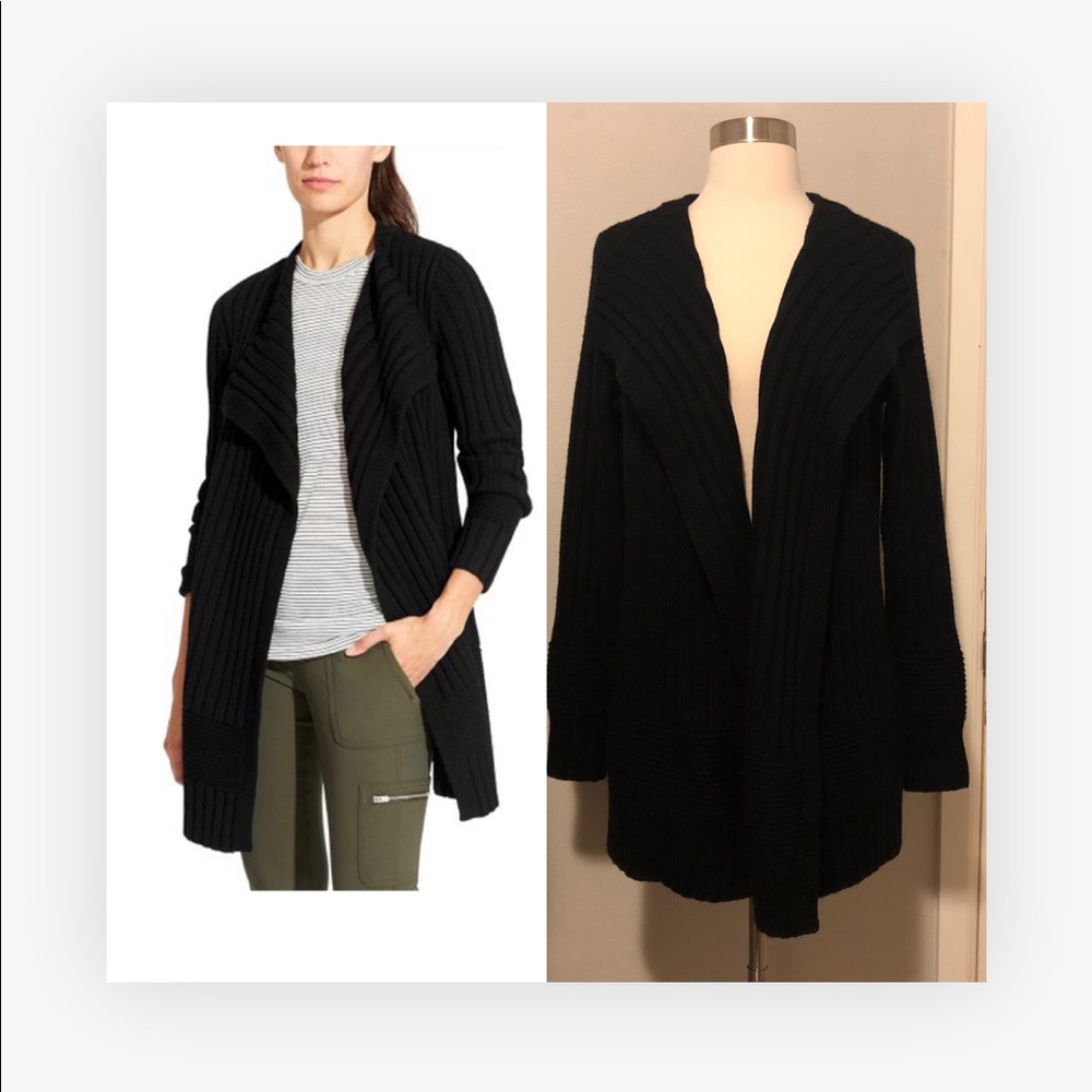 Athleta Heather Wildwood Merino Wool Cardigan